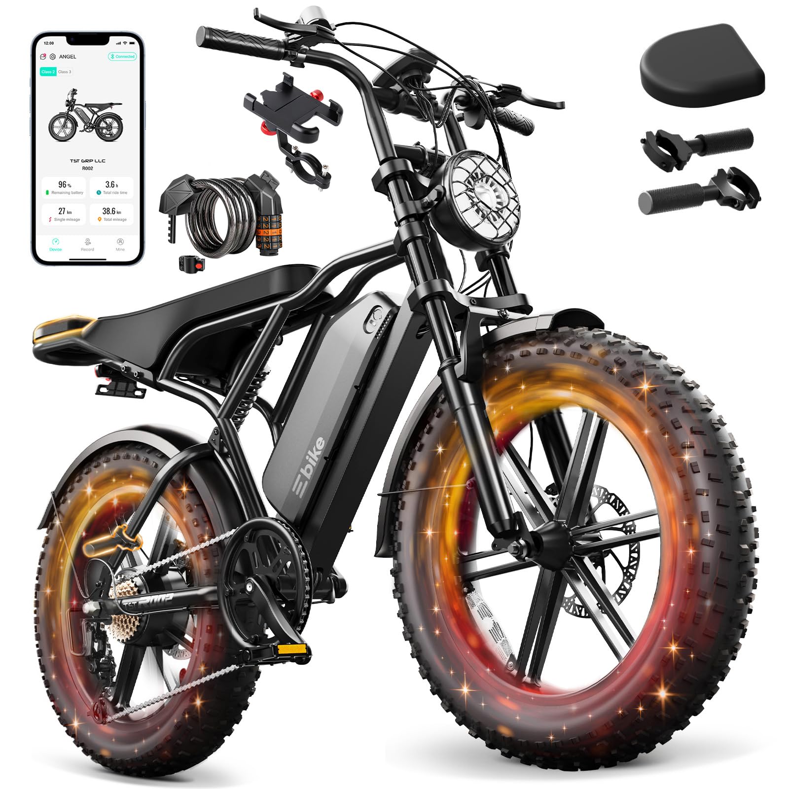 48V 1500W Rear Hub Motor With Battery - LIMITE Baterai Lithium 48V 750W/1500W, Motor